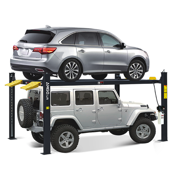 AMGO 409-HP 9,000lb Storage Four Post Lift