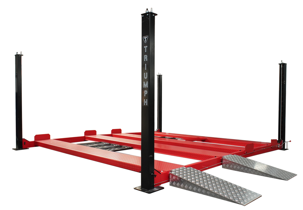 Triumph NSS-9 9,000lb Double Car Lift Four Post - NSS-9DW