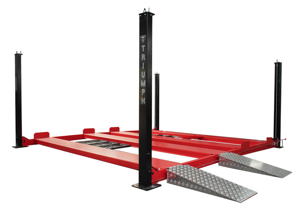 Triumph NSS-9 9,000lb Double Car Lift Four Post - NSS-9DW