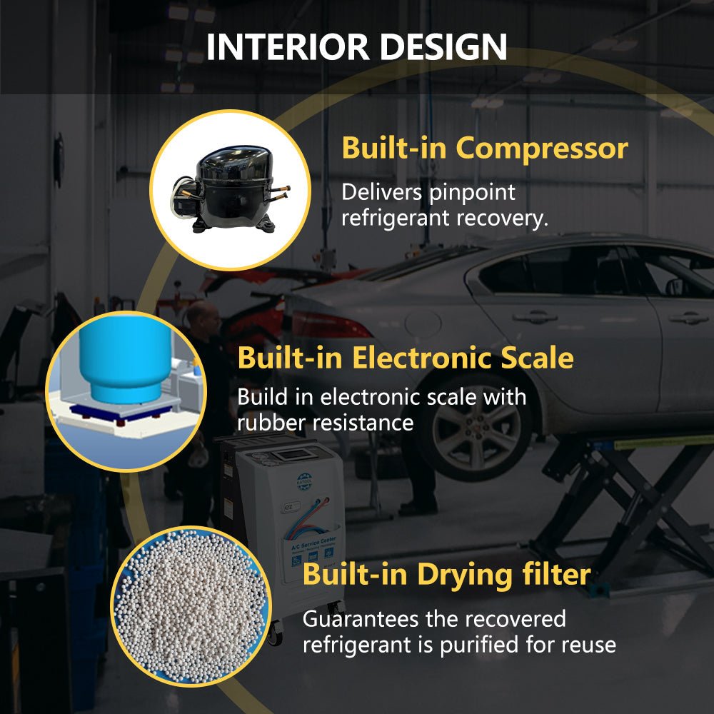 KATOOL KT-AC1800 AC Recovery Machine for R-134A