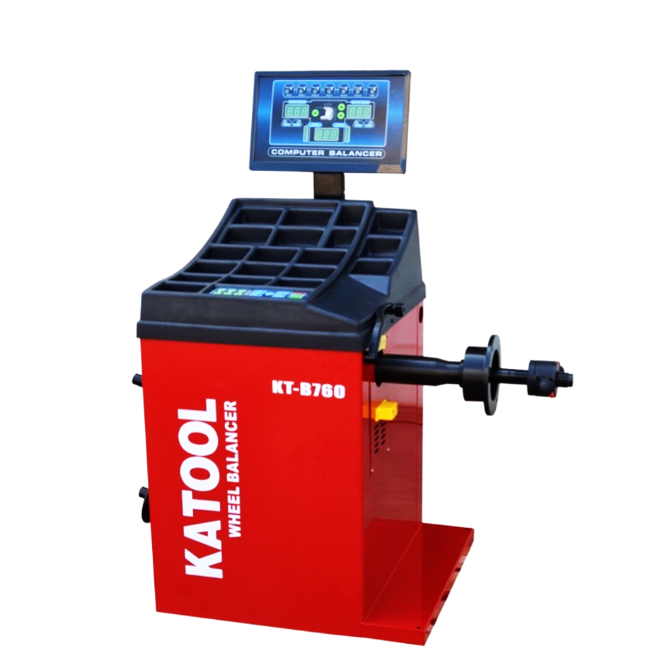KATOOL KT-B760 Wheel Balancer with Laser and Automatic Ruler