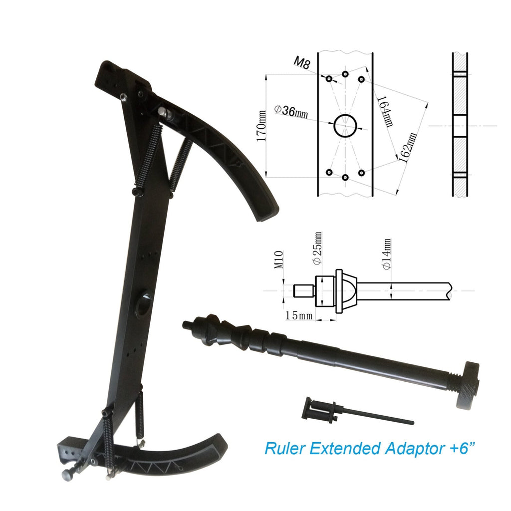 KATOOL KT-MC2 Motorcycle Adapter for Wheel Balancer