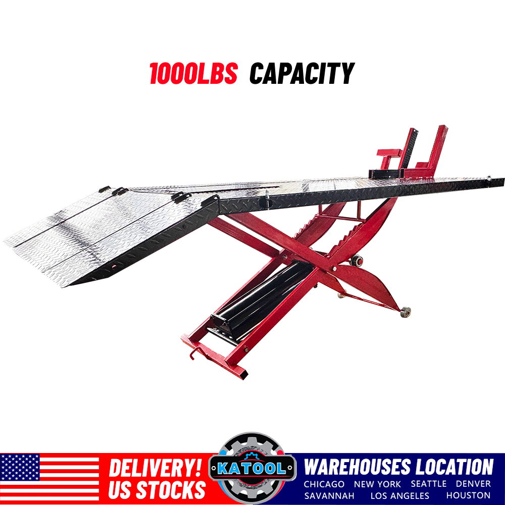 KATOOL KT-MOTO100LT Hydraulic 1000lbs Motorcycle Lift