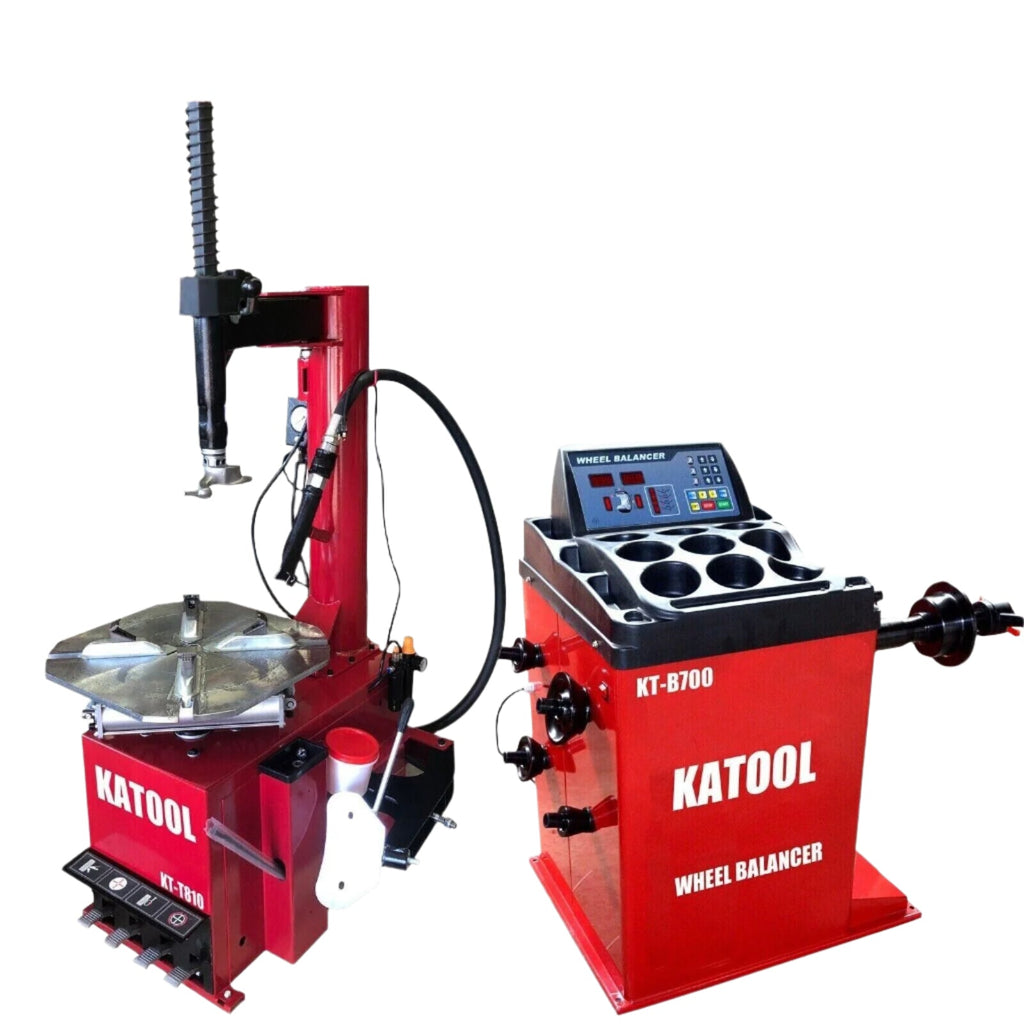 KATOOL KT-T810 & KT-B700 Tire Changer & Wheel Balancer Combo