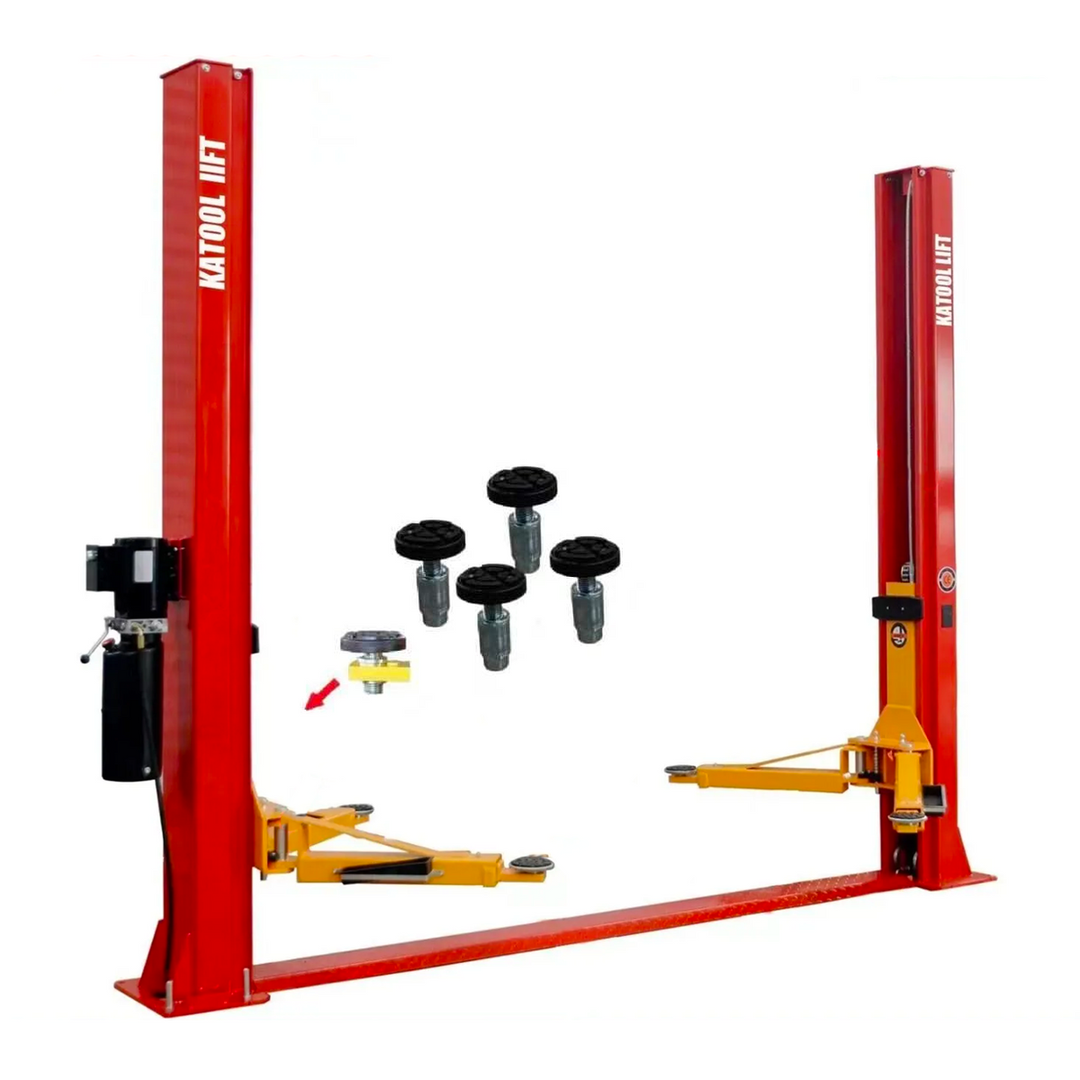 KATOOL KT-H100 10000 lbs. Floor Plate Two Post Lift