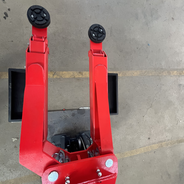 KATOOL KT-AS110D 11000 lbs. Clear Floor Two Post Lift - Direct Drive and Assymetric Arms