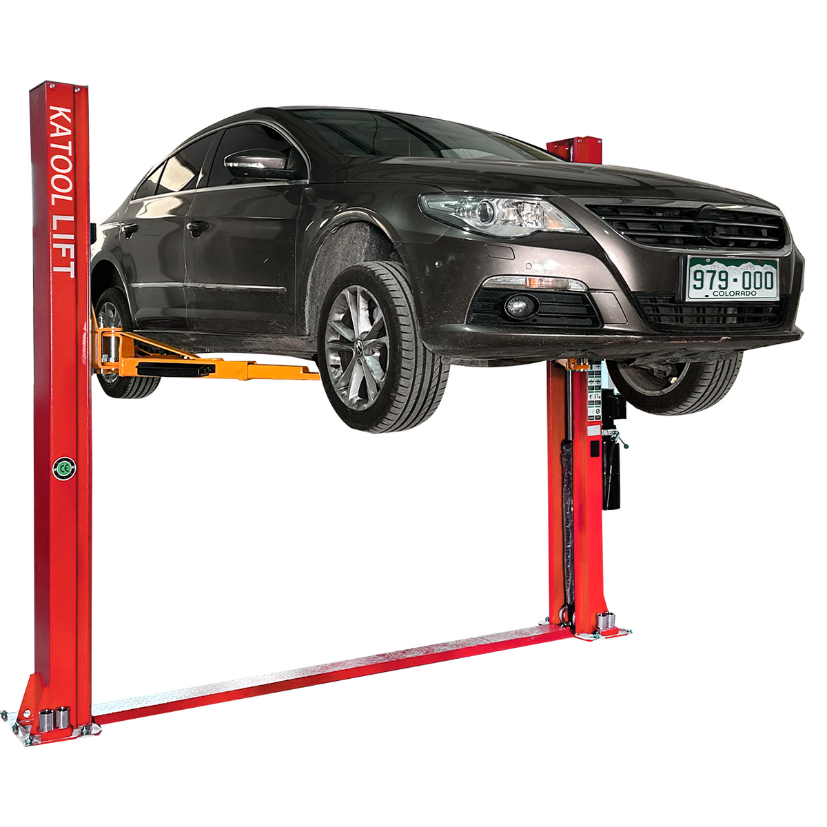 KATOOL KT-H100 10000 lbs. Floor Plate Two Post Lift