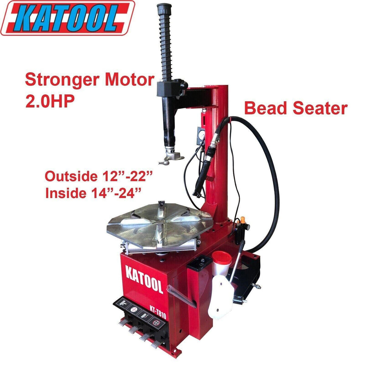 KATOOL KT-T810 & KT-B760 Tire Changer & Wheel Balancer Combo