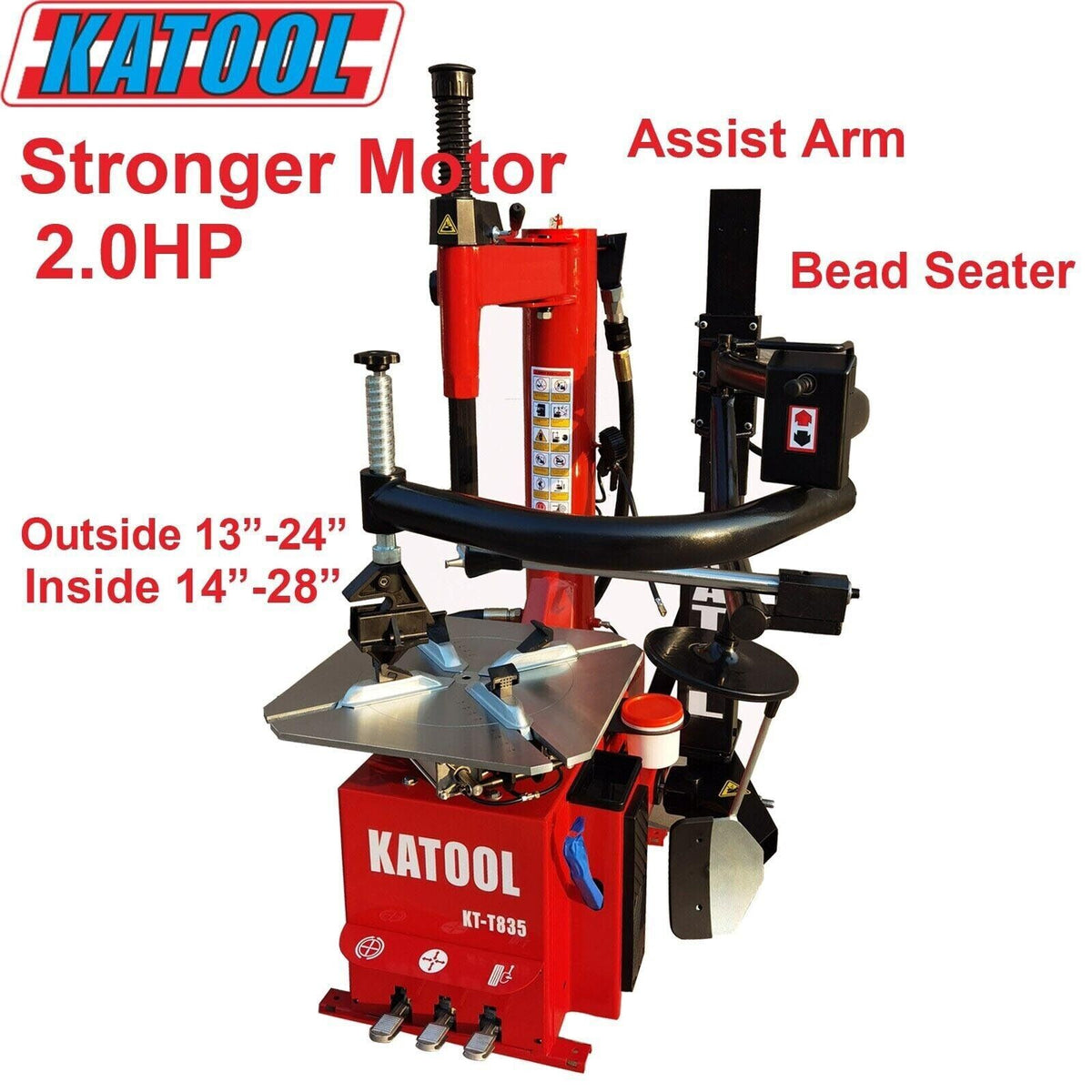 KATOOL KT-T835 Wheel Clamp Tire Changer Machine