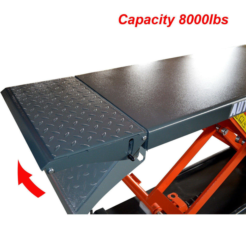 KATOOL KT-X80 8000 lbs. Pneumatic Lock Release Scissor Lift (110v or 220v)