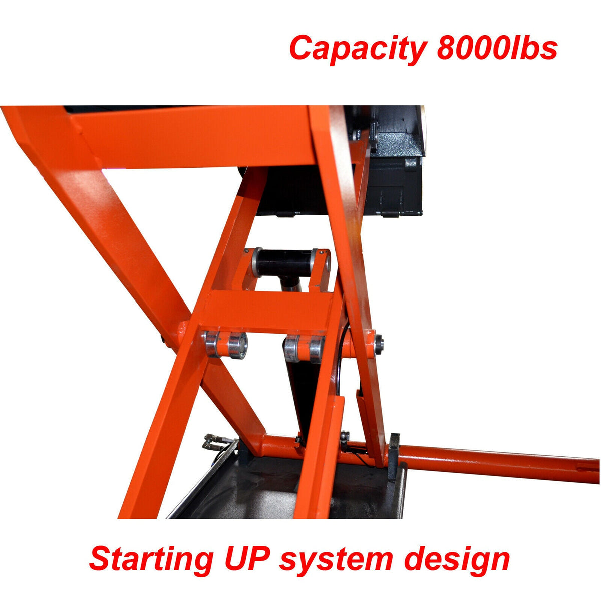 KATOOL KT-X80 8000 lbs. Pneumatic Lock Release Scissor Lift (110v or 220v)