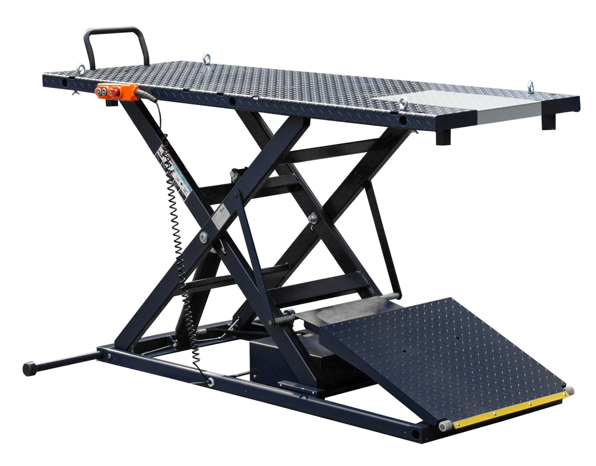 iDEAL M-2200IEH-XR Motorcycle Lift With Motor & Retractable Pump