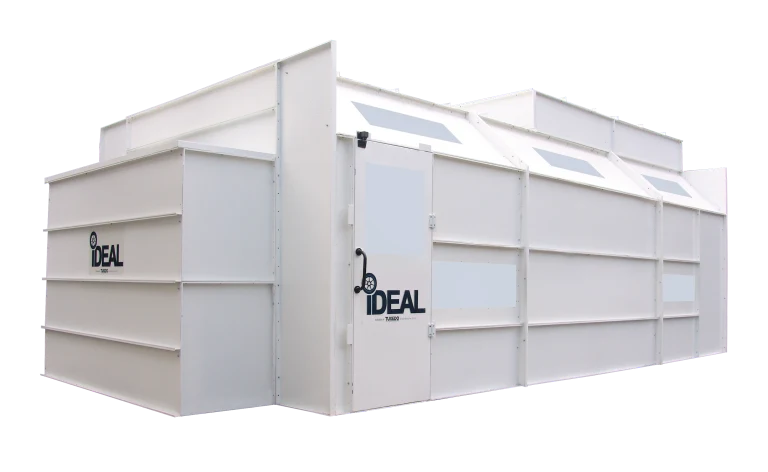 iDeal Semi Down Paint Booth - PSB-SEMIDD26B-AK