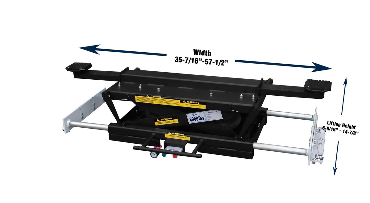 Tuxedo RAJ-8K-L Rolling Air Jack 8,000lb Capacity - Low Mount
