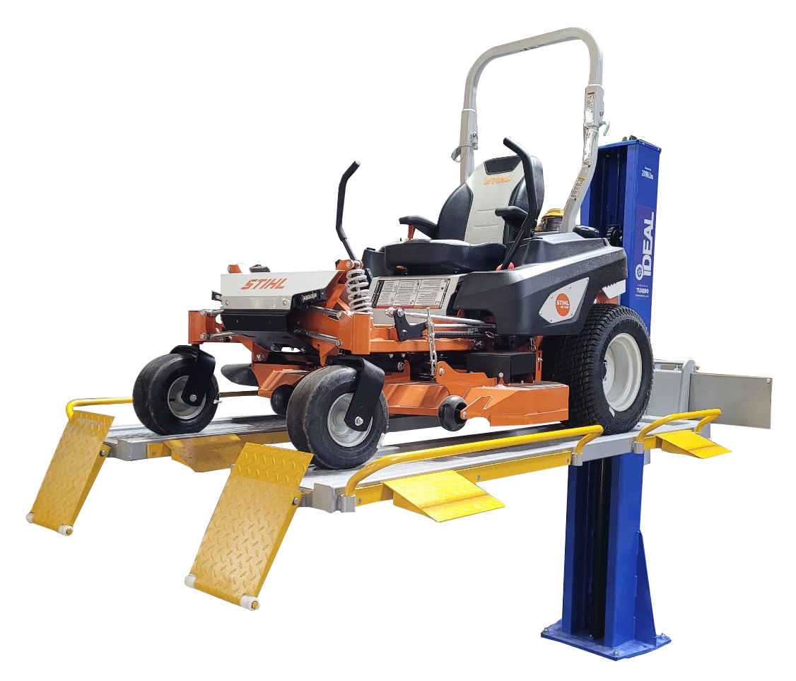 iDEAL SC-2K-UTV-X Single Column UTV / Lawnmower Lift
