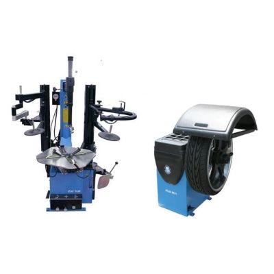 Atlas TC289DAA Rim Clamp Tire Changer + WB11 Wheel Balancer Combo