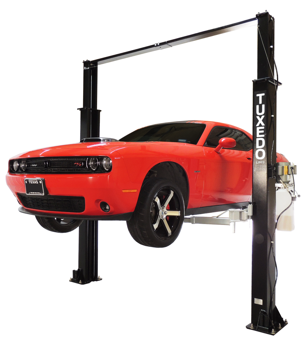 Tuxedo TP9KAC-TUX Clear Floor 9,000lb Two Post Lift