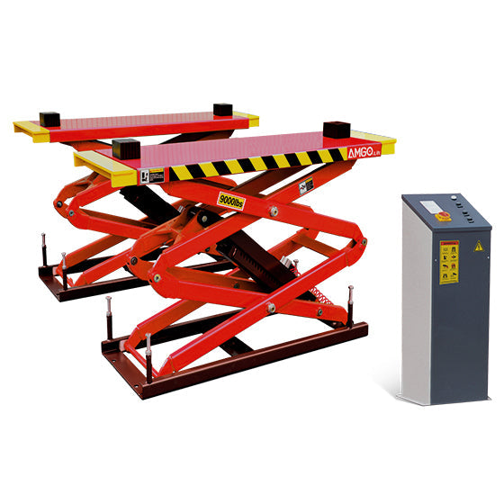 AMGO XL-9F Flush Mount 9,000lb Scissor Lift