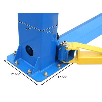 Atlas BP8000 Baseplate 2 Post Lift 8,000 lb. Capacity