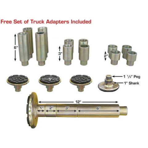 Atlas BP10000X Commercial Grade Baseplate 2 Post Lift 10,000 lb. Capacity