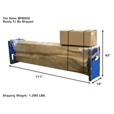 Atlas BP8000 Baseplate 2 Post Lift 8,000 lb. Capacity